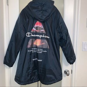 NO OTHER GODS" / Champion Mona Lisa "HOPE"  parka